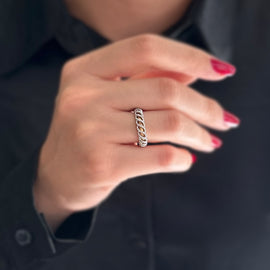 0.85 Karat Pırlantalı Tamtur Yüzük
