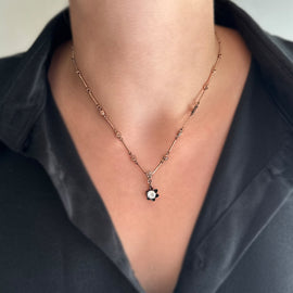 0.36 Karat Elmas Tektaş Kolye