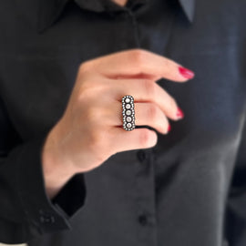 1.38 Karat Elmas Beştaş Yüzük